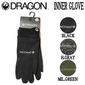 【DRAGON】ドラゴン INNER GLOVE インナーグローブ 手袋 スノーグローブ スノーボード スキー スケートボード アウトドア S/M M/L 3カラー【正規品】