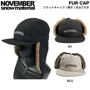 �yNOVEMBER�z�m�[�x���o�[ 2024/2025 FUR CAP �����Y ���f�B�[�X �t�@�[�L���b�v �t���C�g�L���b�v �X�q �h���[�R�[�h �X�m�[�{�[�h �X�L�[ �A�E�g�h�A �A�p���� 2�J���[�y���K�i�z