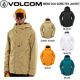 【VOLCOM】ボルコム 2023/2024 MENS DUA GORE-TEX JACKET メンズ スノージャケット ウェア トップス アウター ゴアテックス スノーボード スキー アウトドア S/M/L/XL/XXL 5カラー【正規品】