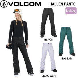 【VOLCOM】ボルコム 2023/2024 WOMENS HALLEN PANTS レディース スノーパンツ ボトムス ズボン ウェア スノーボード スキー パウダー フリーラン アウトドア S/M/L 3カラー【正規品】【あす楽対応】