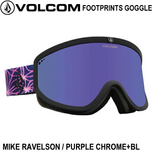 yVOLCOMz{R 2023/2024 FOOTPRINTS GOGGLE Y Xm[S[O Xm[{[h XL[ EB^[X|[c MIKE RAVELSON / PURPLE CHROME+BLyKiz