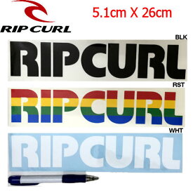 【RIP CURL】リップカール LOGO STICKER カッティングステッカー シール サーフィン ストリート スケートボード フィッシング アウトドア キャンプ 3カラー【正規品】