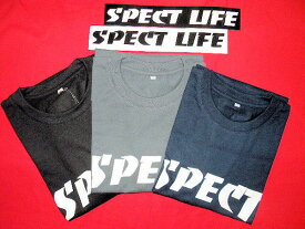 【SK8&Surf&Snow SPECT】メンズ 半袖Tシャツ ロゴステッカー付 スケートボード ストリート スノーボード M/L ブラック/グレー/ネイビー【正規品】