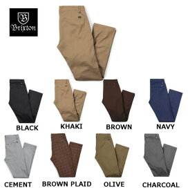 【BRIXTON】ブリクストン RESERVE CHINO PANT メンズ チノパンツ キャンプ 長ズボン ボトムス スケートボード パンツ 定番 28・30・32・34インチ【正規品】