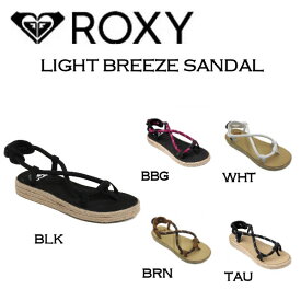 【ROXY】ロキシー 2021春夏 LIGHT BREEZE サンダル レディース ビーチサンダル サーフィン アウトドア キャンプ 正規品 23/24/25cm 2カラー【あす楽対応】