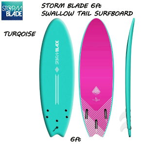 ySTORMBLADEzXg[u[h 6ft SWALLOW TAIL SURFBOARD TURQUOISE T[t{[h X[e[ \tg{[h V[g{[h T[tB yKiz