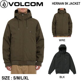 【VOLCOM】ボルコム 2023秋冬 HERNAN 5K JACKET メンズ フーデッドジャケット アウター ヘビーウェイト トップス 防水 防汚 アウトドア スケボー S/M/L/XL 2カラー【正規品】【あす楽対応】