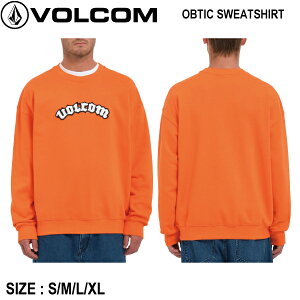 �yVOLCOM�z�{���R�� OBTIC SWEATSHIRT �����Y �g���[�i�[ ���� �g�b�v�X �X�E�F�b�g �X�P�[�g�{�[�h �A�E�g�h�A �L�����v �X�g���[�g S/M/L/XL�y���K�i�z