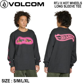 【VOLCOM】ボルコム 2023秋冬 RTJ X HOT WHEELS LONG SLEEVE TEE メンズ ロンT 長袖 ホットウィール Run The Jewels コラボ トップス ロングスリーブ Tシャツ スケートボード スケボー S/M/L/XL【正規品】
