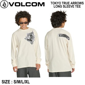 【VOLCOM】ボルコム 2023秋冬 TOKYO TRUE ARROWS LONG SLEEVE TEE メンズ ロンT 長袖 トップス ロングスリーブ Tシャツ スケートボード スケボー S/M/L/XL【正規品】