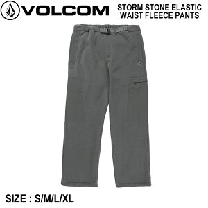�yVOLCOM�z�{���R�� STORM STONE ELASTIC WAIST FLEECE PANTS �����Y �p���c �{�g���X ���Y�{�� �t���[�X�p���c �A�E�g�h�A �L�����v �X�g���[�g �X�P�[�g�{�[�h S/M/L/XL�y���K�i�z