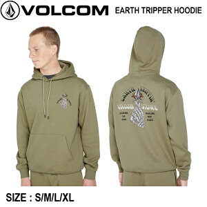 �yVOLCOM�z�{���R�� EARTH TRIPPER HOODIE �����Y �v���I�[�o�[�p�[�J�[ �t�[�h �g�b�v�X ���� �X�P�[�g�{�[�h �A�E�g�h�A �X�g���[�g �L�����v S/M/L/XL�y���K�i�z