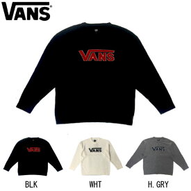 【VANS】バンズ 2019秋冬 FLYING-V JQD CREW KNIT 長袖クルーニット セーター メンズ レディース M〜L 3カラー【あす楽対応】