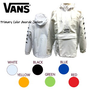 �yVANS�z�o���Y 2020�t�� VANS 2020SS MJ04 Primary Color Anorak Jacket �W���P�b�g PULLOVER HOODIE ���� �v���I�[�o�[�p�[�J�[ �����Y ���f�B�[�X �j�����p S~XL 6�J���[�y���K�i�z�y�����y�Ή��z