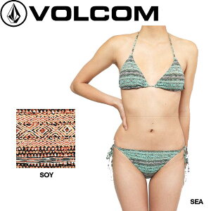 �yVOLCOM�z�{���R�� WILDDAZE TRIANGLE TIESIDE FULL ���f�B�[�X ���� �r�L�j �㉺�Z�b�g �C���� �v�[�� �T�[�t�B�� �}�����A�N�e�B�r�e�B ��V�� �A�E�g�h�A �L�����v XS/S/M 2�J���[�y���K�i�z