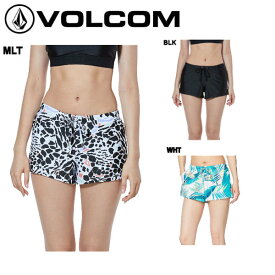 【VOLCOM】ボルコム 2019春夏 VOL Swim Rash Shorts レディース サーフパンツ ボードショーツ 水着 サーフィン S・M