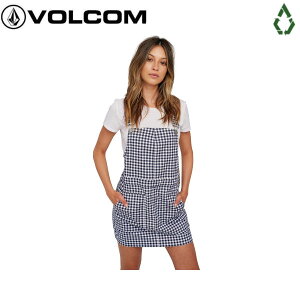 �yVOLCOM�z�{���R�� 2019�t�� GMJ FROCHICKIE SKIRTALL ���f�B�[�X �T���y�b�g �I�[�o�[�I�[�� �X�J�[�g XS�ES�EM�y���K�i�z
