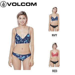 �yVOLCOM�z�{���R�� 2019�t�� JALOHAWAII TRIANGLE & REV FULL ���f�B�[�X �r�L�j ���� �㉺�Z�b�g �p�b�g�t�� �T�[�t�B�� �C���� �v�[�� S�EM 2�J���[�y���K�i�z