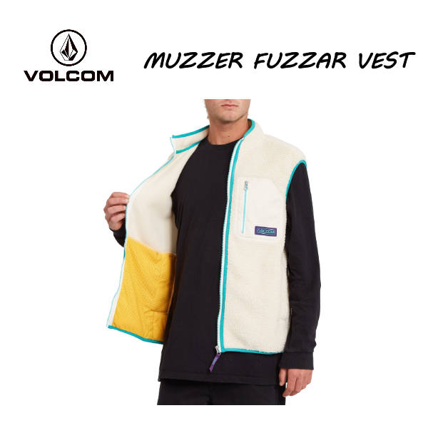 【VOLCOM】ボルコム 2021秋冬 MUZZER FUZZAR VEST WHITECAP メンズ ジャケット スノーボード スケートボード サーフィン S/M/L/XL 5カラー【正規品】【あす楽対応】 ベスト・ジレ