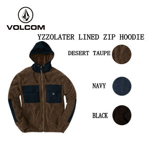�yVOLCOM�z�{���R�� YZZOLATER LINED ZIP HOODIE �����Y �A�E�^�[ �t���[�X ���� �g�b�v�X �W�b�v�A�b�v�p�[�J�[ �X�g���[�g �X�P�[�g�{�[�h �A�E�g�h�A �L�����v S/M/L/XL 3�J���[�y���K�i�z