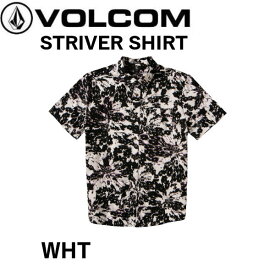 【VOLCOM】ボルコム 2021春夏 STRIVER S/S メンズ 半袖 シャツ ショートスリーブ ボタンダウン サーフィン スケートボード S/M/L AEB 【あす楽対応】