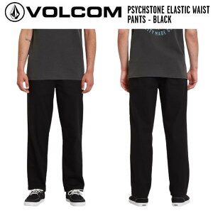 �yVOLCOM�z�{���R�� PSYCHSTONE ELASTIC WAIST PANTS �����Y �e�[�p�[�h �����O�p���c ���Y�{�� �{�g���X �X�P�[�g�{�[�h �X�g���[�g �A�E�g�h�A �L�����v S/M/L/XL�y���K�i�z