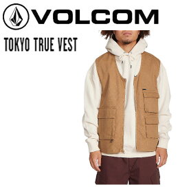 【VOLCOM】ボルコム 2022秋冬 TOKYO TRUE VEST メンズ ベスト クラシックフィット ジップ ストリート アウトドア S/M/L/XL【正規品】【あす楽対応】