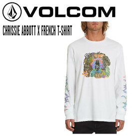 【VOLCOM】ボルコム 2022秋冬 CHRISSIE ABBOTT X FRENCH T-SHIRT メンズ レディース ロングスリーブ Tシャツ ストリート アウトドア S/M/L/XL【正規品】【あす楽対応】