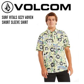 【VOLCOM】ボルコム 2022春夏 SURF VITALS OZZY WOVEN SHORT SLEEVE SHIRT メンズ シャツ 半袖 アウトドア スケートボード サーフィン M/L/XL GLY【正規品】【あす楽対応】