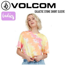 【VOLCOM】ボルコム 2022春夏 GALACTIC STONE SHORT SLEEVE レディース Tシャツ 半袖 アウトドア サーフィン スケートボード S/M HZP【正規品】【あす楽】