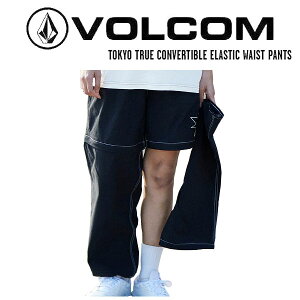 �yVOLCOM�z�{���R�� TOKYO TRUE CONVERTIBLE ELASTIC WAIST PANTS �����Y �R���o�[�`�u�� �����O�p���c �V���[�c �X�P�[�g�{�[�h �T�[�t�B�� �A�E�g�h�A �X�g���[�g S/M/L�y���K�i�z