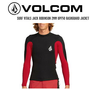 �yVOLCOM�z�{���R�� 2023�t�� SURF VITALS JACK ROBINSON 2MM UPF50 RASHGUARD JACKET �����Y ���b�V���K�[�h �^�b�p�[ ���� �T�[�t�B�� �A�E�g�h�A S/M/L/XL�y���K�i�z