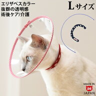 エリザベスカラー ハードタイプ クリアライフ Lサイズ ゴロにゃんオリジナル 術後ケア 介護用品 エリカラ…
