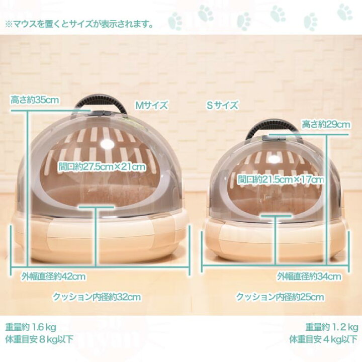 楽天市場】リッチェル コロル おでかけネコベッド Mサイズ 1個入 【猫 