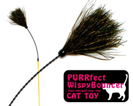 狩猟本能をくすぐる！[Vee] PURRfect Wispy Bouncer (ウィスピーバウンサー) 猫用じゃらし (01591)ウイスピーバウンサー