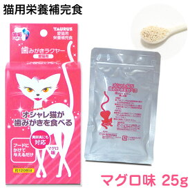 トーラス 歯みがきラクヤー 猫用25g 【ペットデンタルケア歯磨き】 (51293)