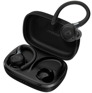 �y�����y�@���������zJVC�P���E�b�h Victor HA-EC77T-B ���C�����X�C���z�� Bluetooth 5.4 �m�C�Y�L�����Z�����O �C���[�t�b�N �X�|�[�c �}�C�N�t�� ���^ �y�� �h�� �h�o IP57 �{�̎���6.0g(�Ў�) �ő�40