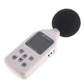 デジタル小型騒音計（サウンドレベルメーター） 防風スポンジ付属・最大値表示機能・A特性C特性切替可能 騒音測定器 計測器 A特性 C特性 音量 音圧 SPL測定器 大声コンテスト