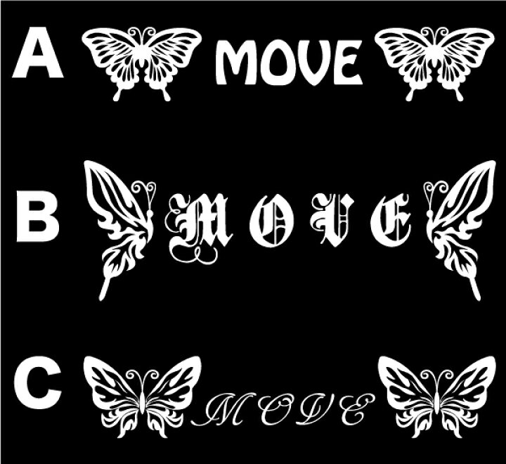 楽天市場 リアガラスステッカー カーマーキング 車のガラス等 車種指定でカンタンオリジナル バタフライ 蝶デザインカッティングシートデカールカーステッカー カラー10種類 防水 かわいい 可愛い リアステッカー メール便送料無料 マミーショップ