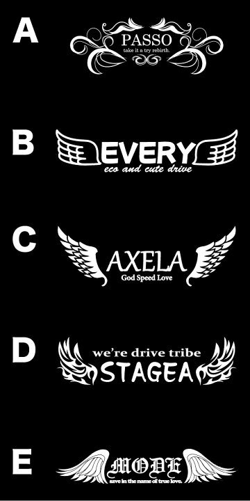 Our Style シルエット ステッカー