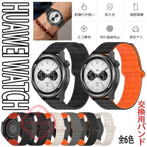 HUAWEI WATCH GT 6 GT 5 �o���h �x���g �y�� �ϋv�� �ʋC�� ���߉\ �}�O�l�b�g�� �t�@�[�E�F�C �E�H�b�` GT 6 5 �����o���h �V���R�� �t�B�b�g �\�t�g HUAWEI WATCH GT 6 5 �����p�x���g 46mm�Ή� �_�炩�� 