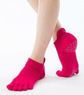 5本指ソックス Foot arch COLOR アンクル ( サポート )[110061] 21-23cm 23-25cm 25-27cm 滑り止め ビュ…