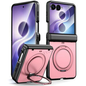 Samsung Galaxy Z Flip8 �P�[�X �ϏՌ� �J�o�[ �܂肽���݌^ �X�}�z�A�N�Z�T���[ PC�f�� �����O�t�� �X�^���h�@�\ �Ռ��z�� �y�� �����₷�� ���p �֗����̍��� �l�C �������� ������� �T���X�� �M
