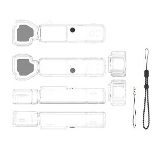 DJI OSMO POCKET 4 ���[�{�b�N�X ���[�P�[�X �ی�J�o�[ �ی�P�[�X �S���ʂŕی� �ٕ��ՓˁE�L�Y�E�������� �����h�~ ���X�g�o���h PC�f�� �v���X�`�b�N�� �n�[�h�P�[�X �X�|�[�c�J�����A�N�Z