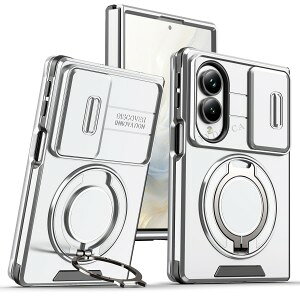 �T���X�� �M�����N�V�[ Samsung Galaxy Z Fold8 / Z Fold8 Ultra �P�[�X �J�o�[ �܂肽���݌^ �X�}�z�A�N�Z�T���[ PC �v���X�`�b�N�� ���^�������O�z���_�[ CASE �ϏՌ��J�o�[ �����O�t�� �y�� �����₷��
