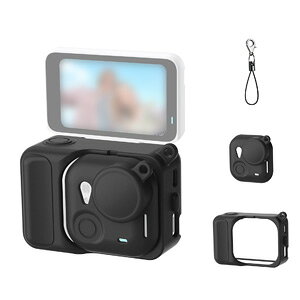 Insta360 GO Ultra �P�[�X �ϏՌ� �J�o�[ �_��̂���V���R���f�ސ� �����Y�ی�J�o�[�t�� �����h�~ �l�b�N���[�v�t�� �r�f�I�J���� �A�N�Z�T���[ ���p �l�C �������� ������� �֗����̍���