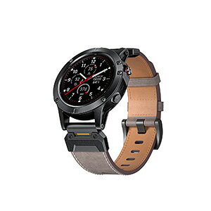 Garmin Fenix 9 Pro 47mm 51mm/Fenix 9 Pro inReach 47mm 51mm ���� �o���h PU���U�[�f�� ������� �r���v�x���g �X�|�[�c �x���g �ւ��x���g QuickFit�E�H�b�`�o���h �ȒP���� �l�C �ϋv�� �������� �E�F�A���u��