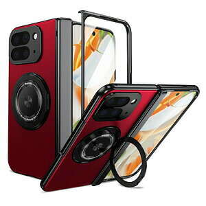 �O�[�O�� Google Pixel 11 Pro Fold �P�[�X �J�o�[ �܂肽���ݎ� �X�}�[�g�t�H���P�[�X PC&�����K���X �w�ʃ}�O�l�b�g���� �X�^���h�@�\ �X�}�z�ی�P�[�X �ϏՌ��J�o�[ �s�N�Z��11 �v�� �t�H�[���h 