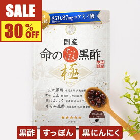 【アウトレットSALE ￥3800→30%OFF】[賞味期限26年2月末：アウトレット価格] 国産 命のすっぽん黒酢 極(きわみ) 黒にんにく 天皇陛下の天覧品使用 サプリ サプリメント にんにく すっぽん コラーゲン ニンニク スッポン黒酢 黒酢にんにく にんにく卵黄 アミノ酸 5-ala