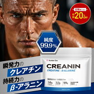 クレアチン モノハイドレート 純度99.9% ベータアラニン CREANIN（クレアニン） 1袋 30日分 ノンカフェイ…